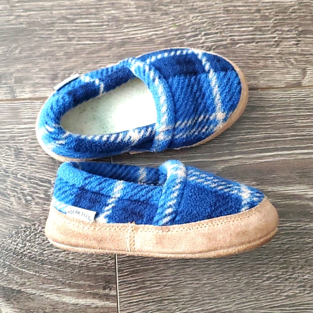 Toddler Kids Polar Feet Hpuse slippers warm shoes - Indoor Size 9.5-10.5